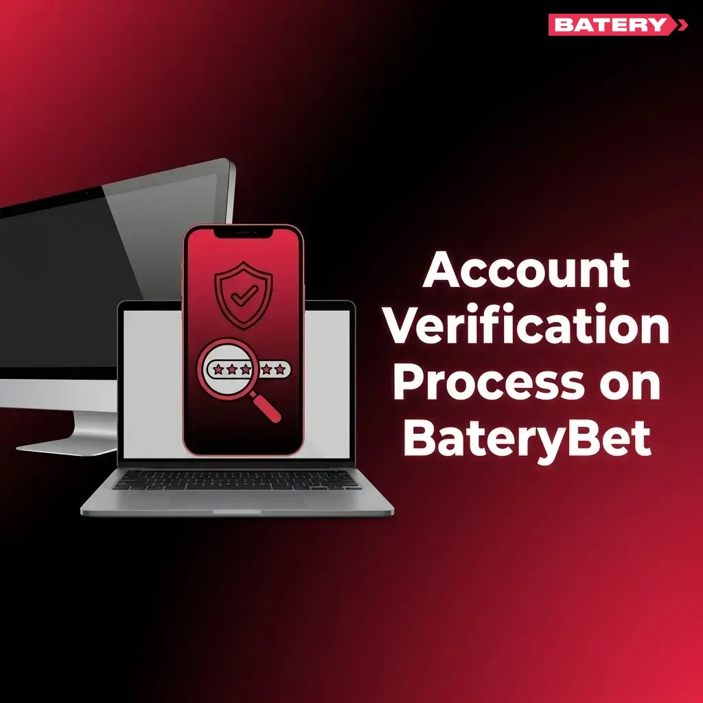 BateryBet account KYC verification process showing steps to submit ID and address proof for account confirmation