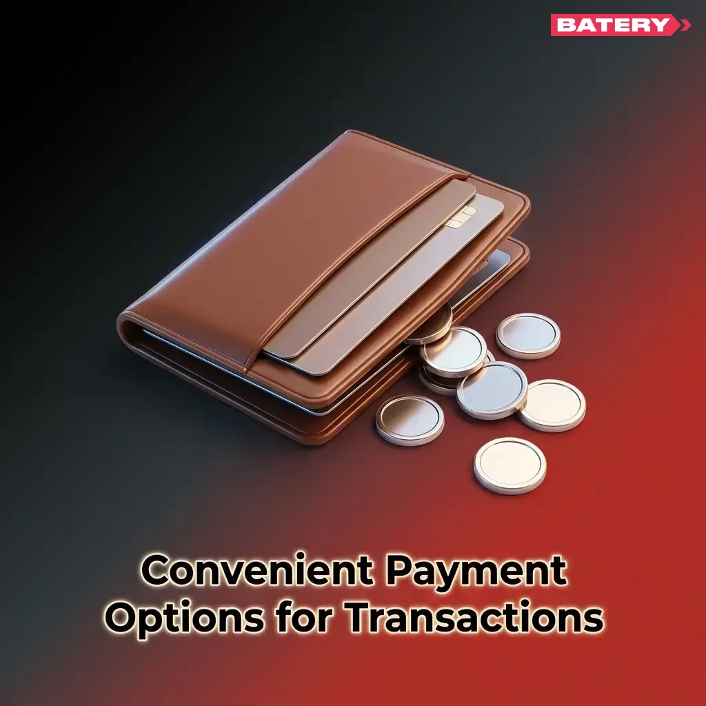 BateryBet payment options including UPI, PayTM, PhonePe, crypto, Neteller, Skrill, and cards for Indian players