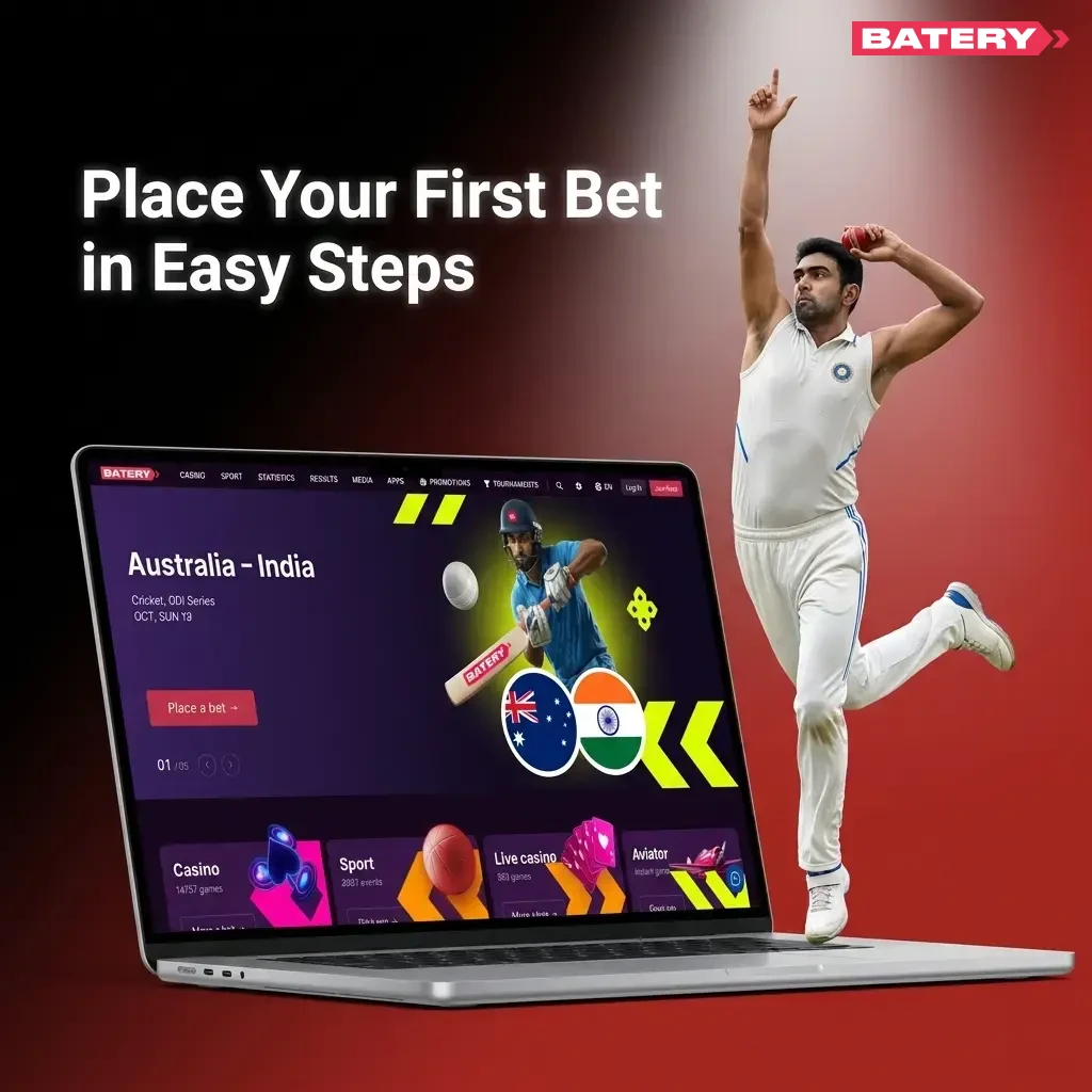 Step-by-step guide to placing your first bet on BateryBet using UPI or PayTM in INR